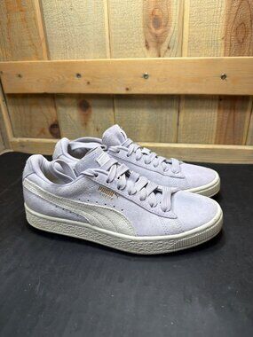 PUMA Suede Classic Womens Size 6 Lilac Lavender Purple Low Top Sneakers Shoesa
